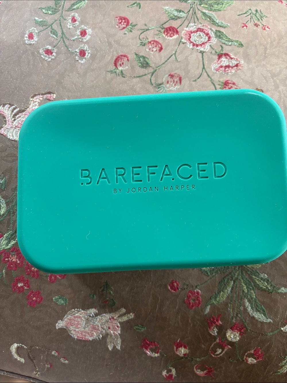 Barefaced Teal Travel Makeup Case by Jordan Harper